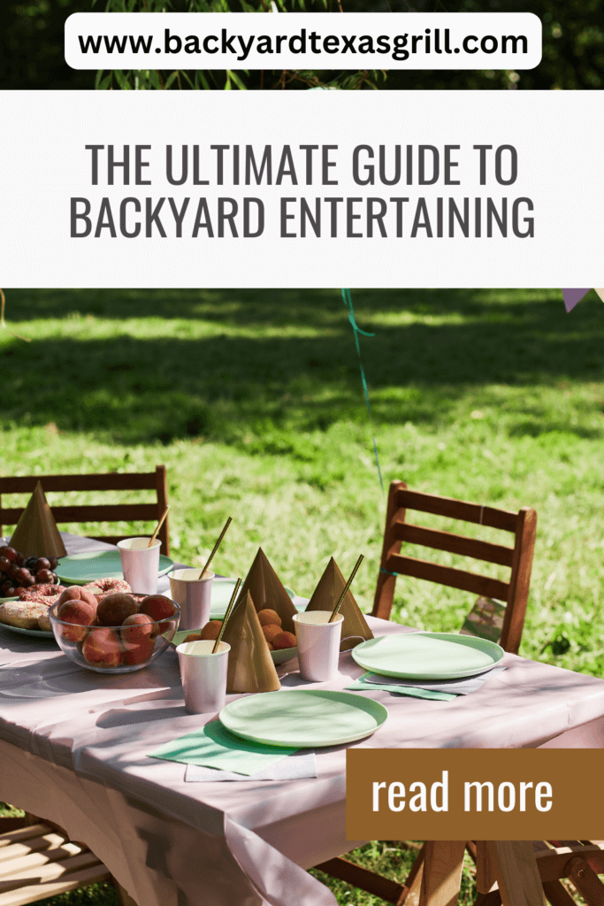 backyard entertaining
