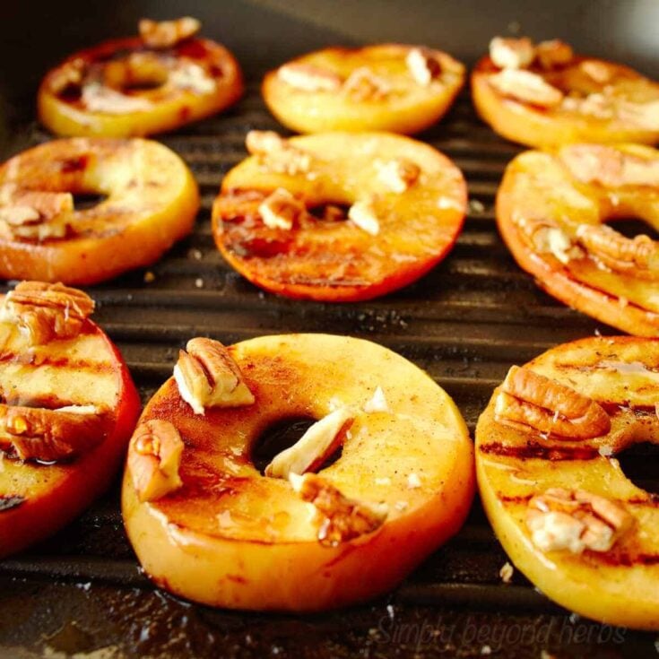 Image for Easy Grilled apples with cinnamon and honey
