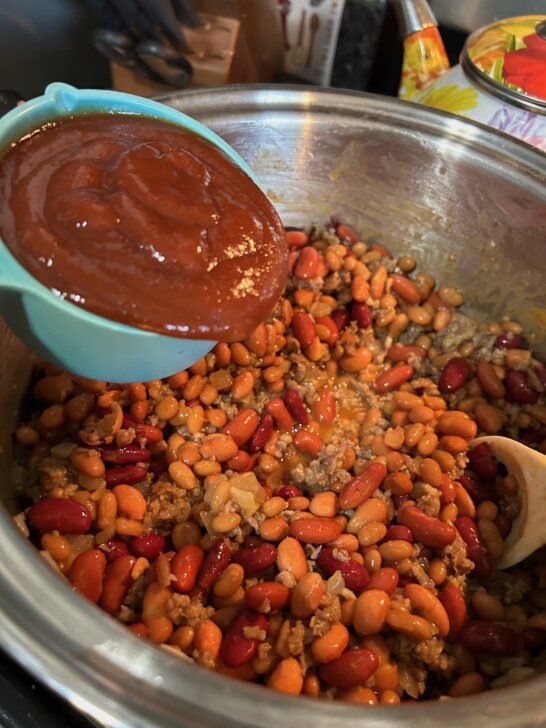 Sweet and Savory Southwest Beans from Backyard Texas Grill