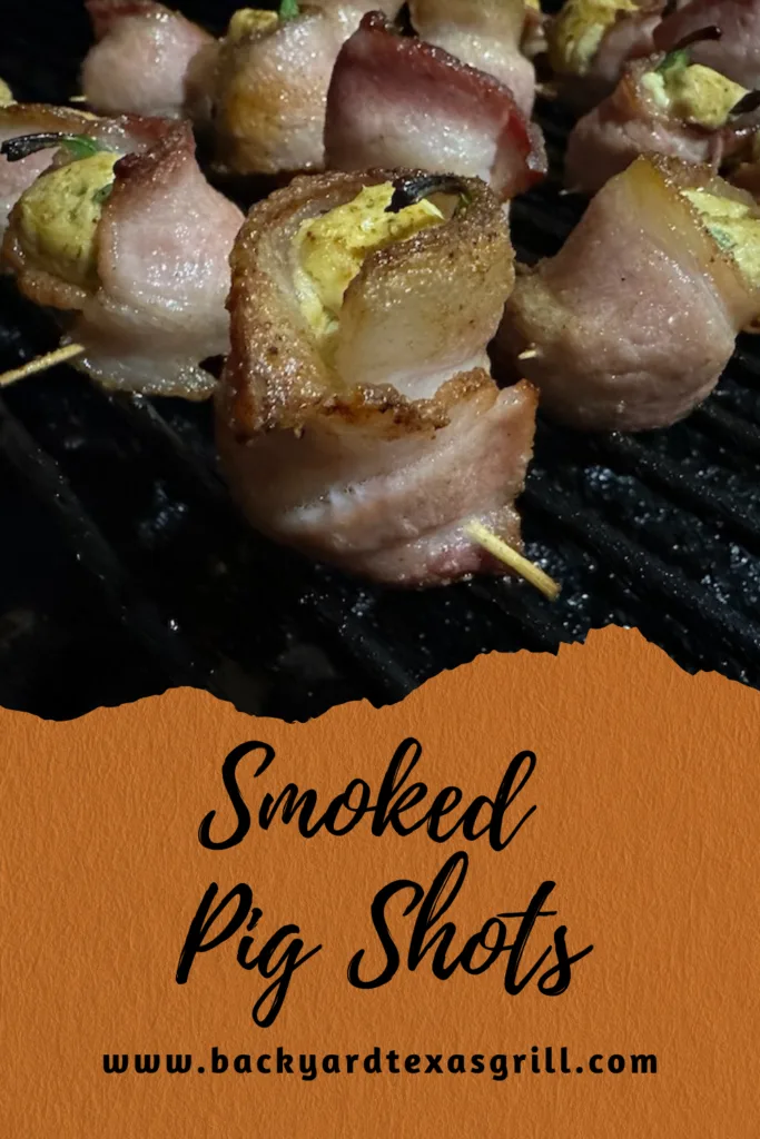 Smoked pig shots by Backyard Texas Grill