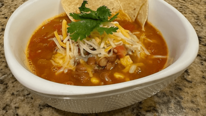 Quick & Hearty Taco Soup by Backyard Texas Grill