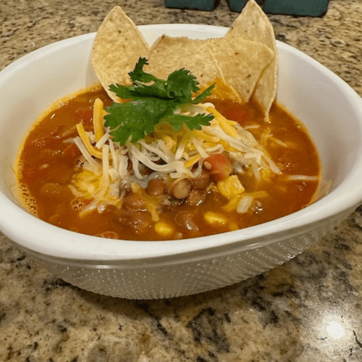 Quick & Hearty Taco Soup by Backyard Texas Grill