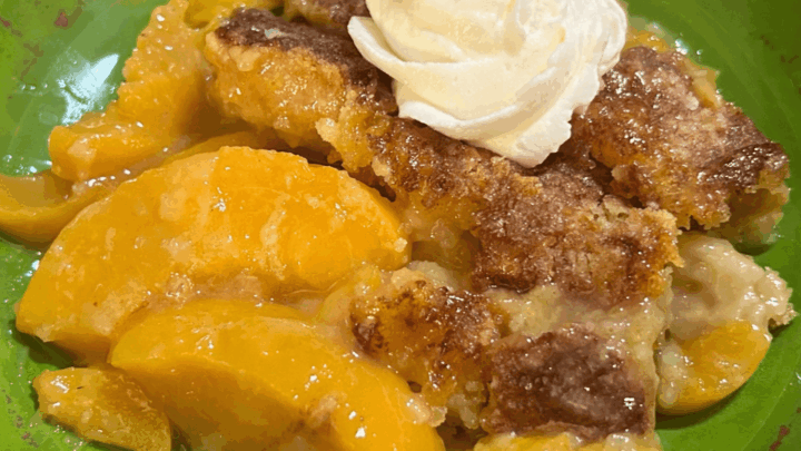Image for Cast-Iron Peach Dump Cake