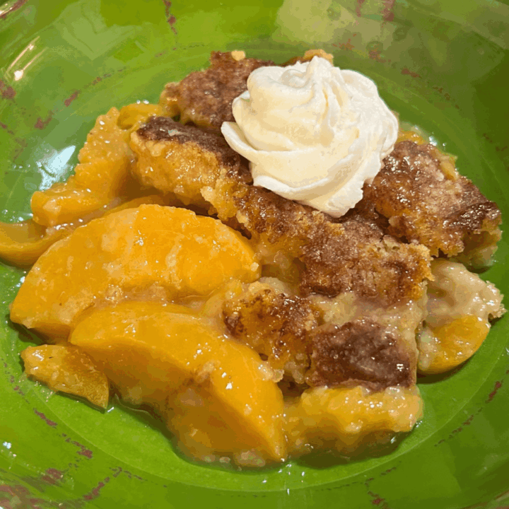 Cast-Iron Peach Dump Cake