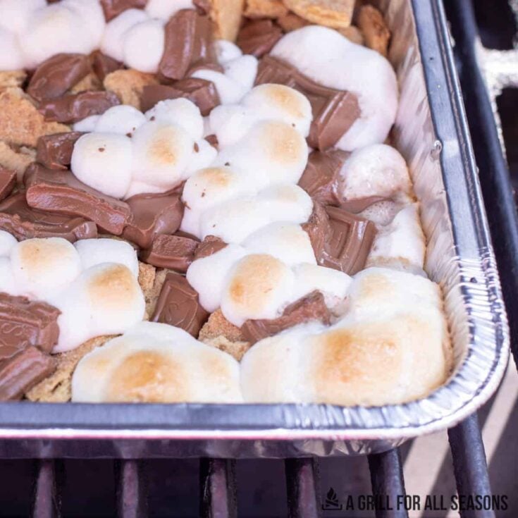 Image for Grilled Smores Casserole Recipe : Easy Simple Dessert