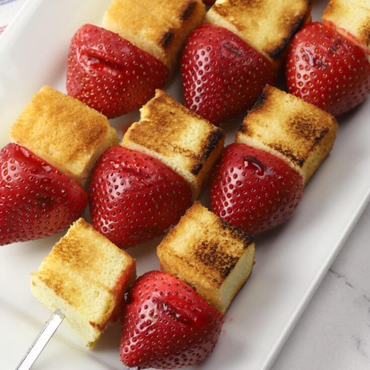Image for Grilled Strawberry Shortcake Kebabs