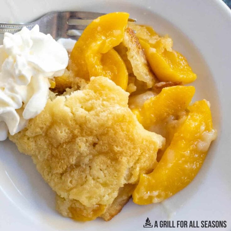 Image for Smoked Peach Cobbler - Easy Smoked Dessert Recipe