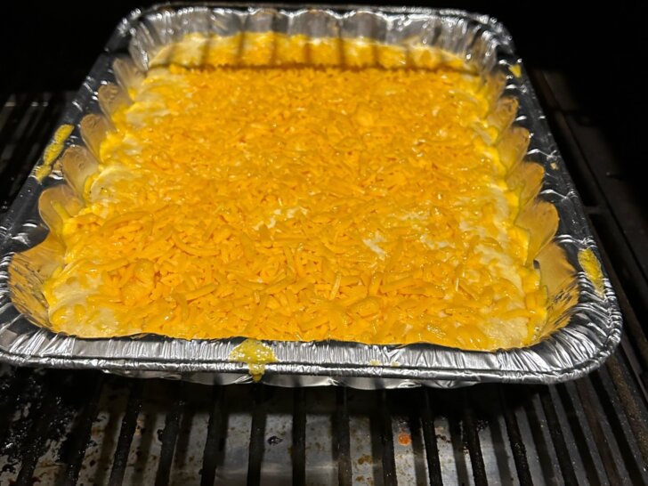 Cheesy Corn Casserole On the Grill - from Backyard Texas Grill