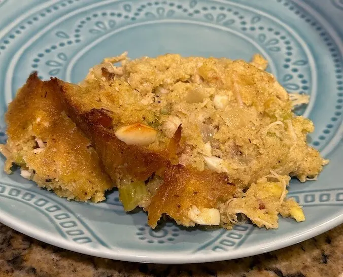 Enjoy this recipe for Traditional Southern Cornbread Dressing from Backyard Texas Grill.