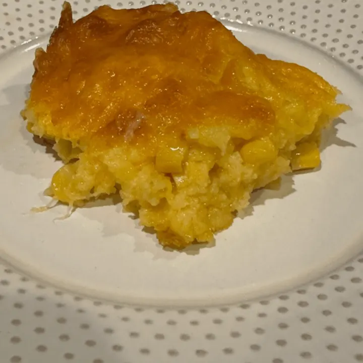 Cheesy Corn Casserole by Backyard Texas Grill