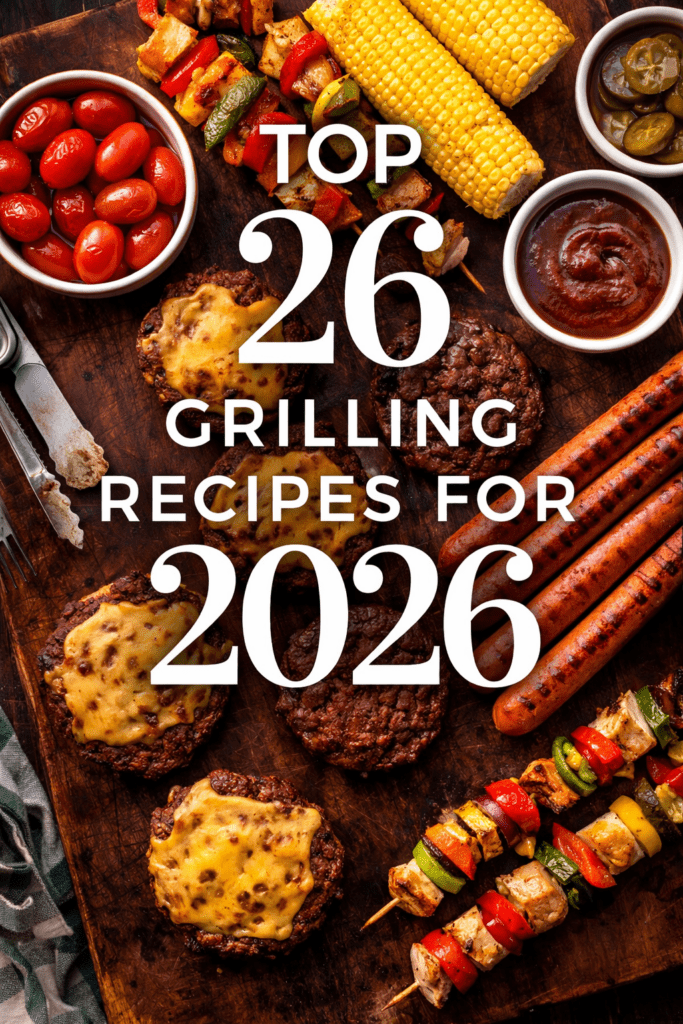 Top 26 Grilling Recipes for 2026 pin for pinterest