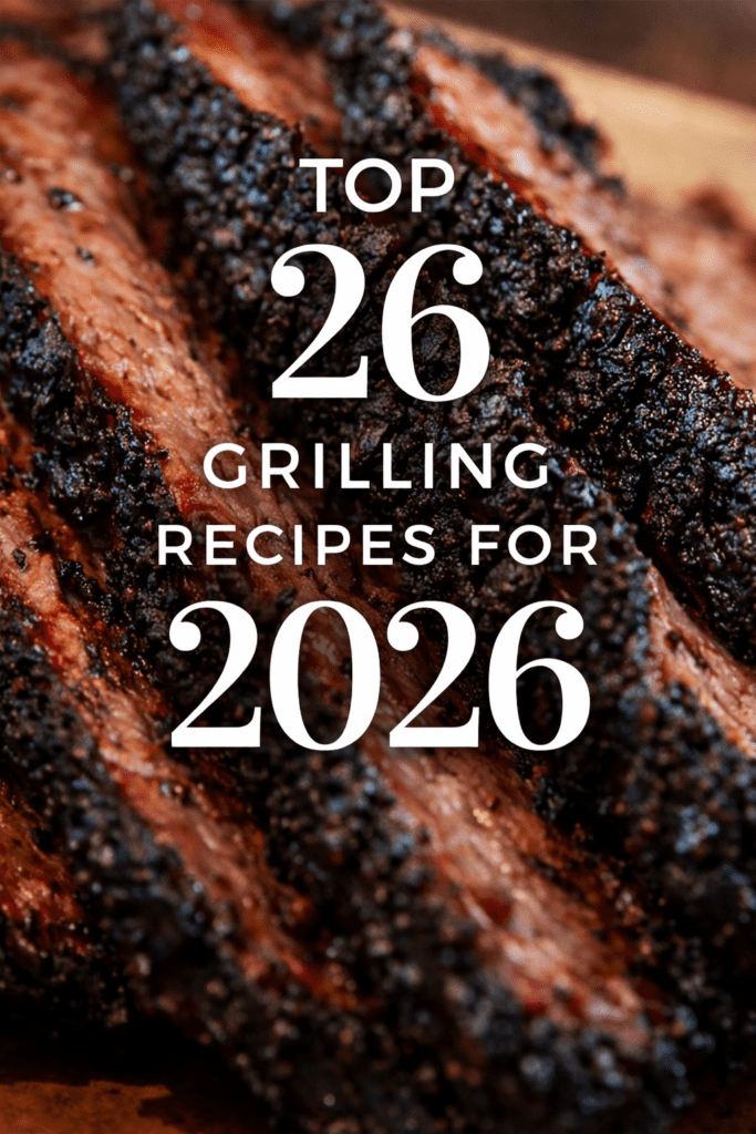 Top 26 Grilling Recipes for 2026 pin for pinterest