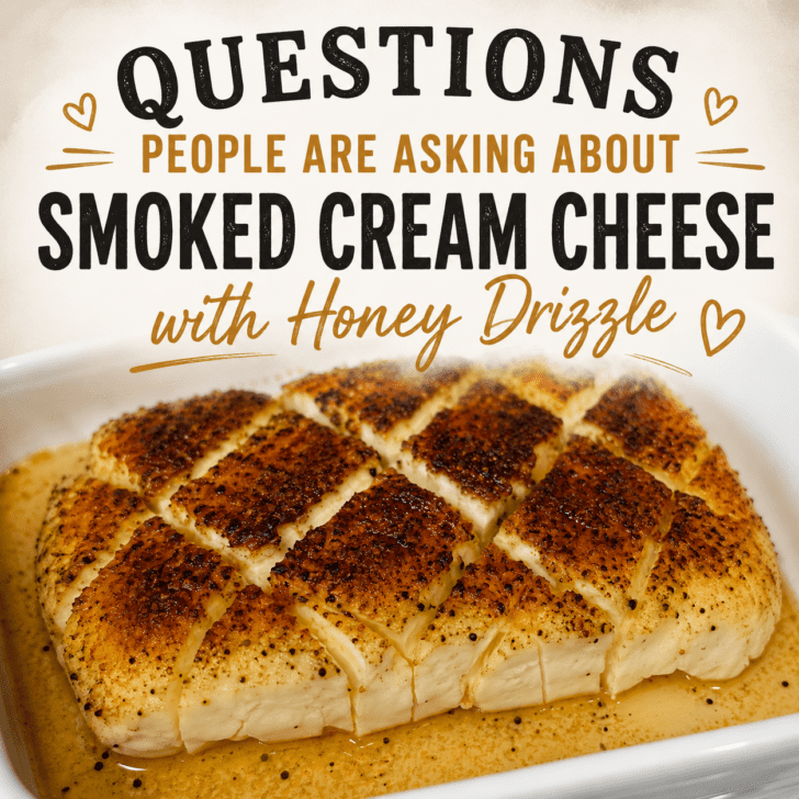 smoked cream cheese with honey drizzle FAQ image