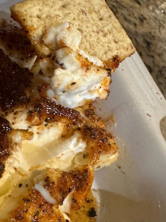 Smoked Cream Cheese with Honey Drizzle