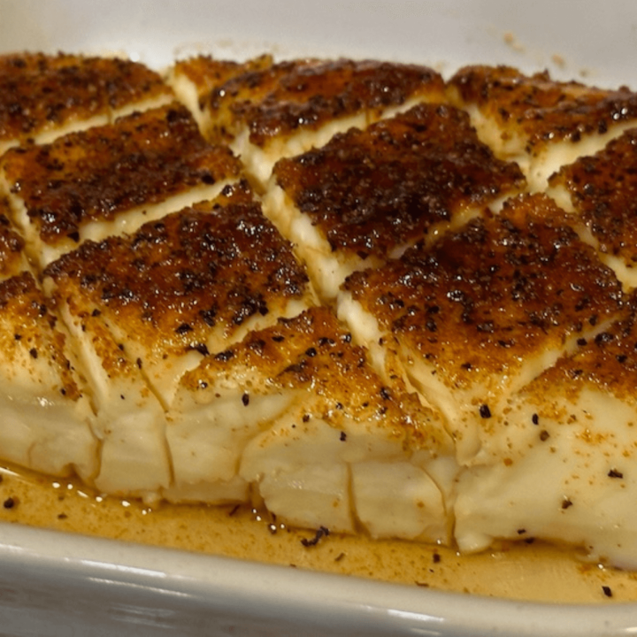 Smoked Cream Cheese with Honey Drizzle from Backyard Texas Grill