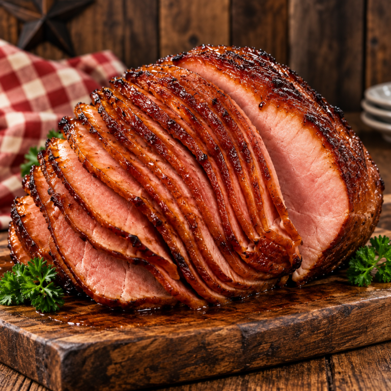 Smoked Honey Ham with Brown Sugar Glaze