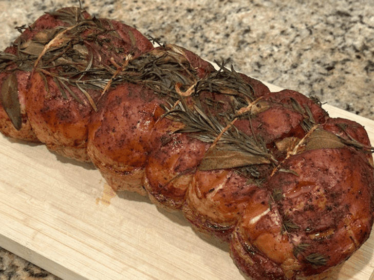 Herb Crusted Pork Tenderloin by Backyard Texas Grill