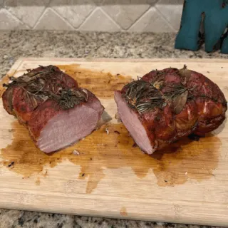 Herb Crusted Pork Tenderloin by Backyard Texas Grill
