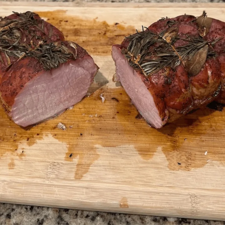 Herb Crusted Pork Tenderloin by Backyard Texas Grill