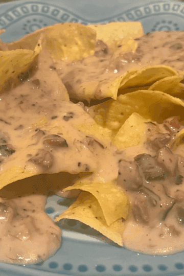 Smoked Brisket Queso from Backyard Texas Grill