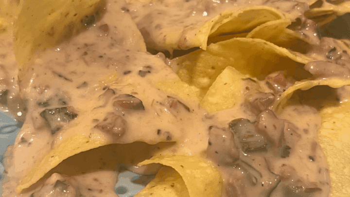 Smoked Brisket Queso from Backyard Texas Grill