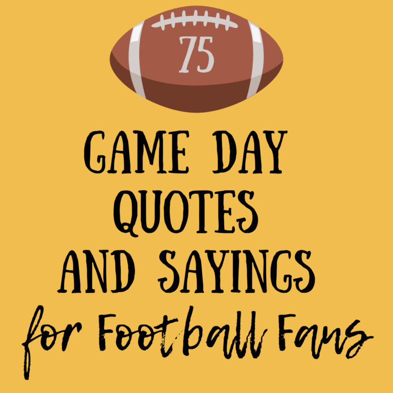 75 Game Day Quotes and Sayings for Football Fans