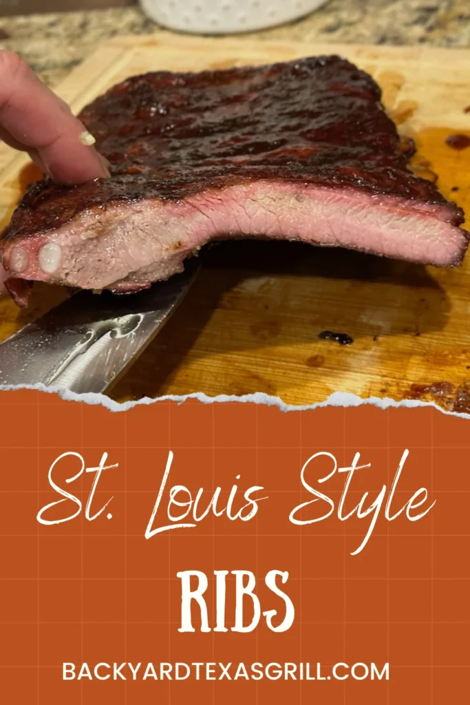 pork ribs, fresh from the grill, pin for pinterest
