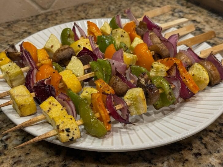 Grilled Veggie Skewers from Backyard Texas Grill