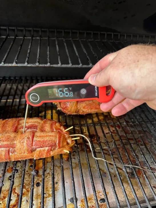 breakfast fatty on the grill