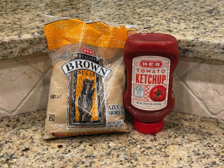 brown sugar and ketchup