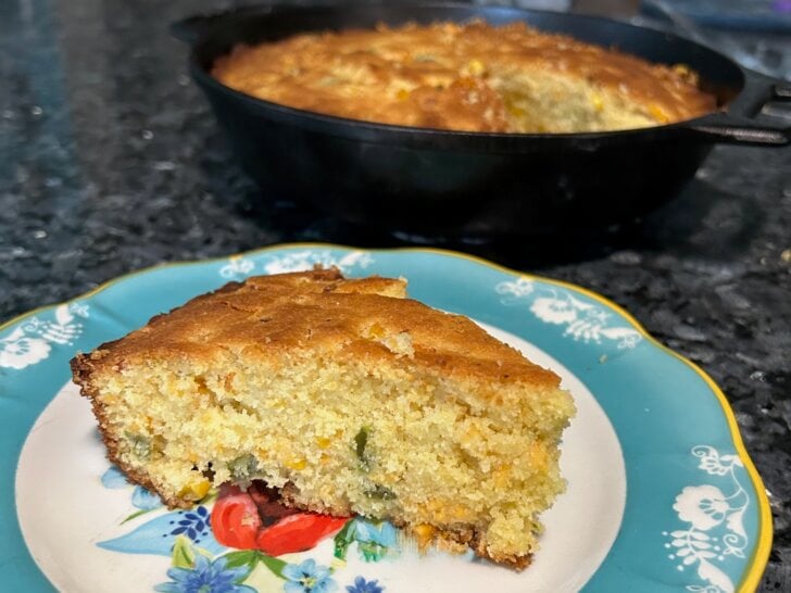 sliced cornbread
