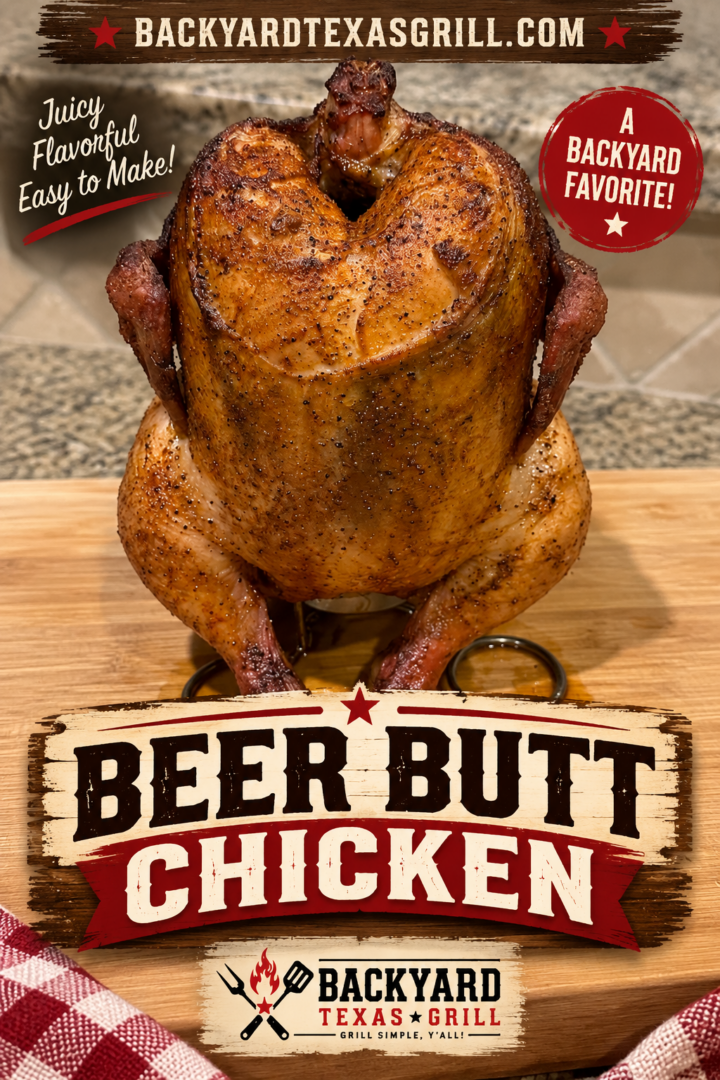 drunken chicken (beer butt chicken)