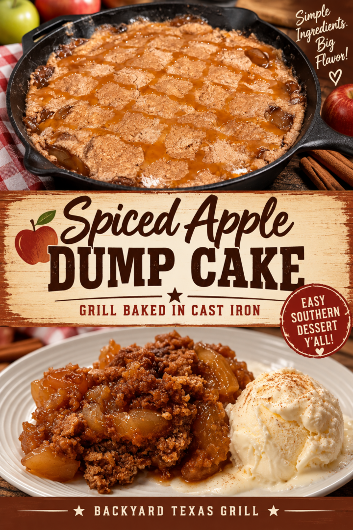 spiced apple dump cake