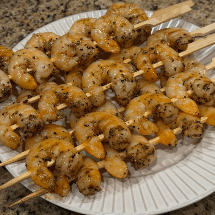 Shrimp Skewers on the Grill