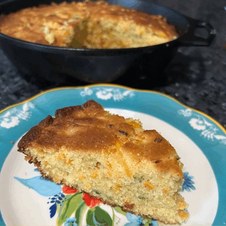 Jalapeño Cheddar Skillet Cornbread