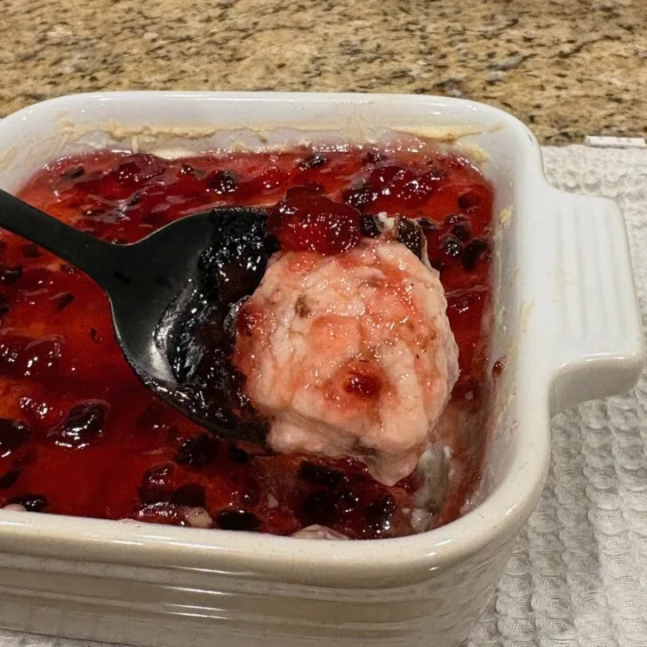 Smoked cream cheese with hot pepper jelly