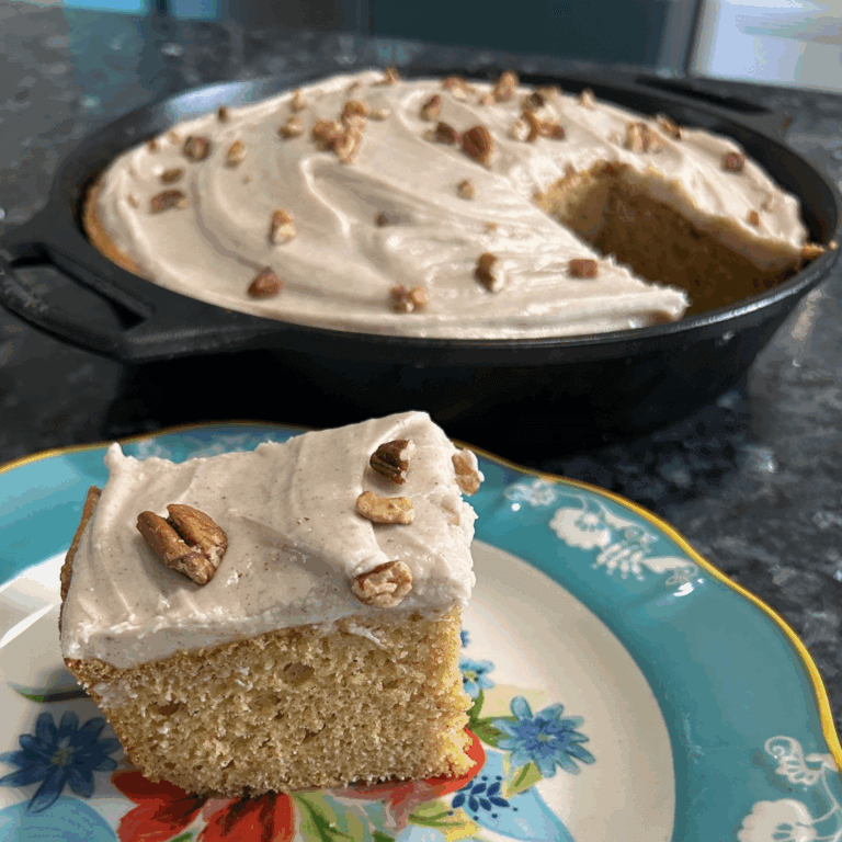 Pumpkin Spice Skillet Cake