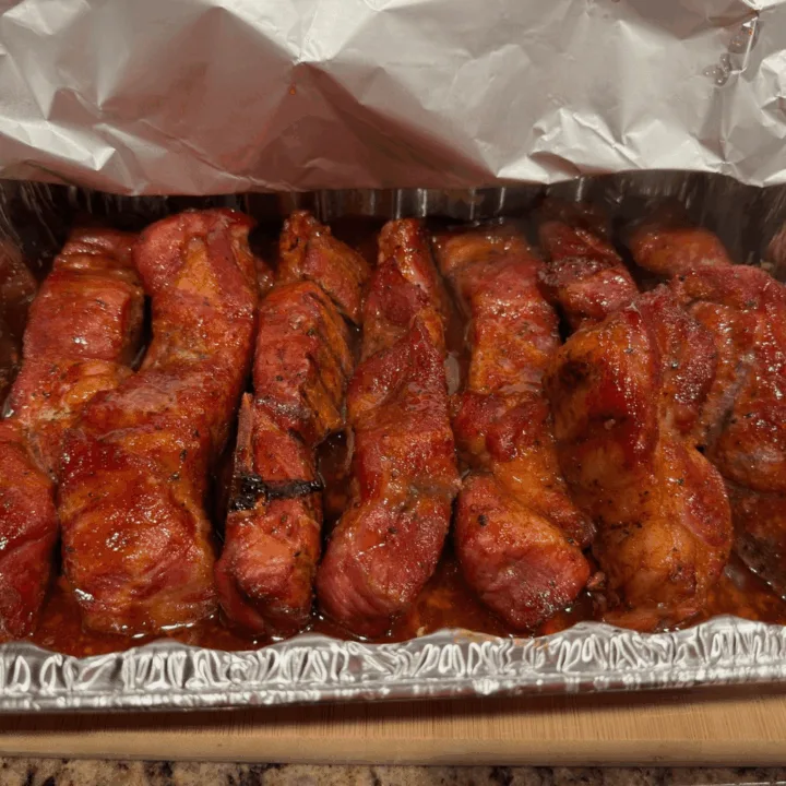 Smoked Honey Bourbon Country Style Ribs