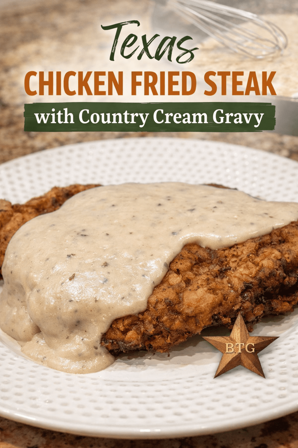 chicken fried steak pin for pinterest