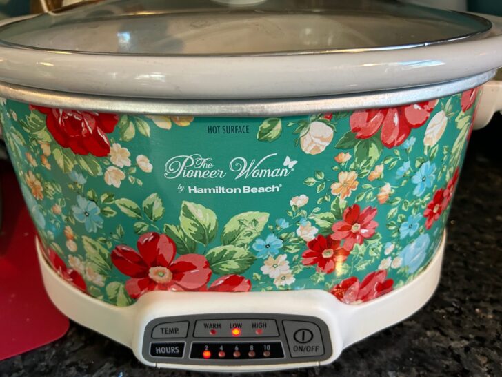 Pioneer Woman slow cooker/crock pot (colorful, floral)