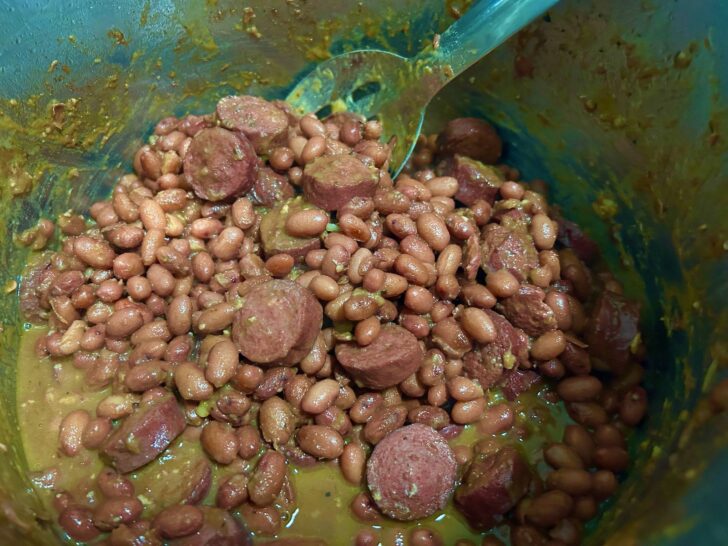 red beans & rice cooked