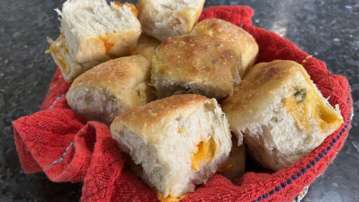 Image for Same-Day Jalapeño Cheddar Sourdough Rolls