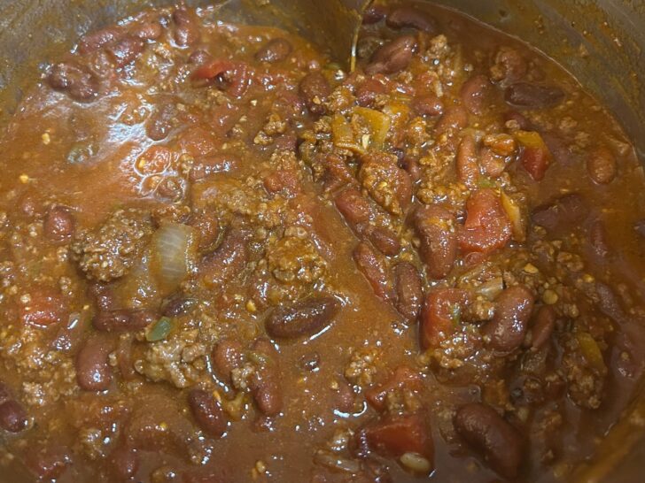 Smoky Texas Chili with beans