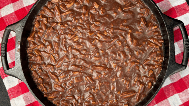 Image for Cast Iron Skillet Texas Sheet Cake Brownies