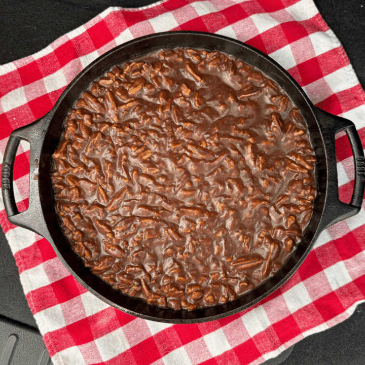 Cast Iron Skillet Texas Sheet Cake Brownies