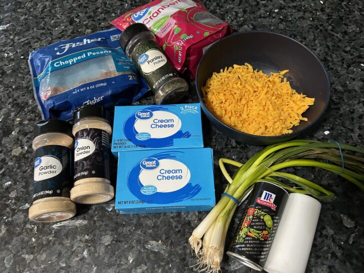 cheese ball ingredients