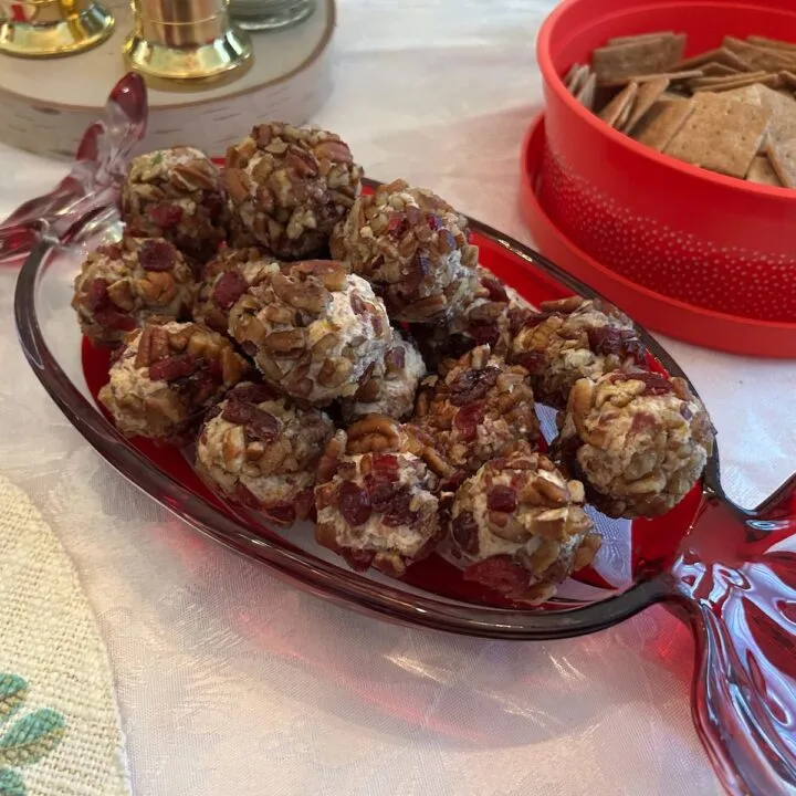 Festive Cranberry Pecan Cream Cheese Balls