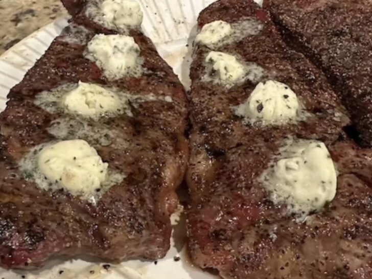 reverse seared steak