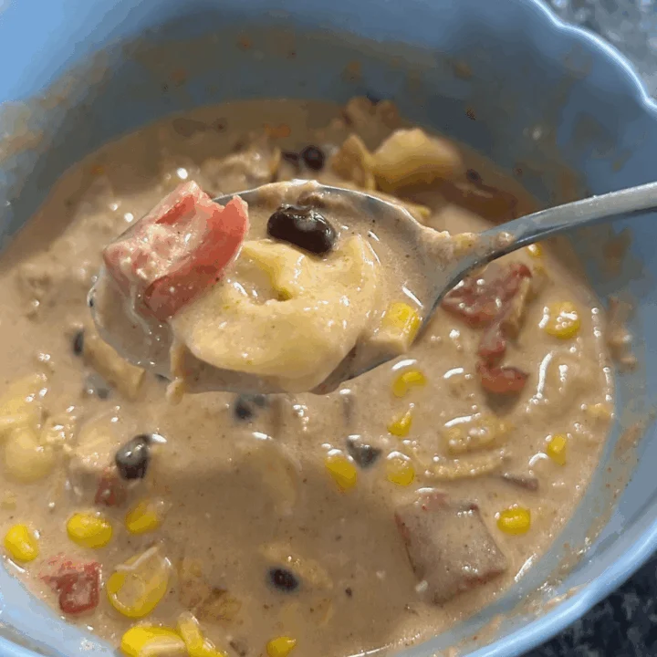 Texas Taco Tortellini Soup