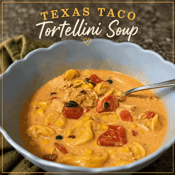 Image for Texas Taco Tortellini Soup (Slow Cooker Comfort)